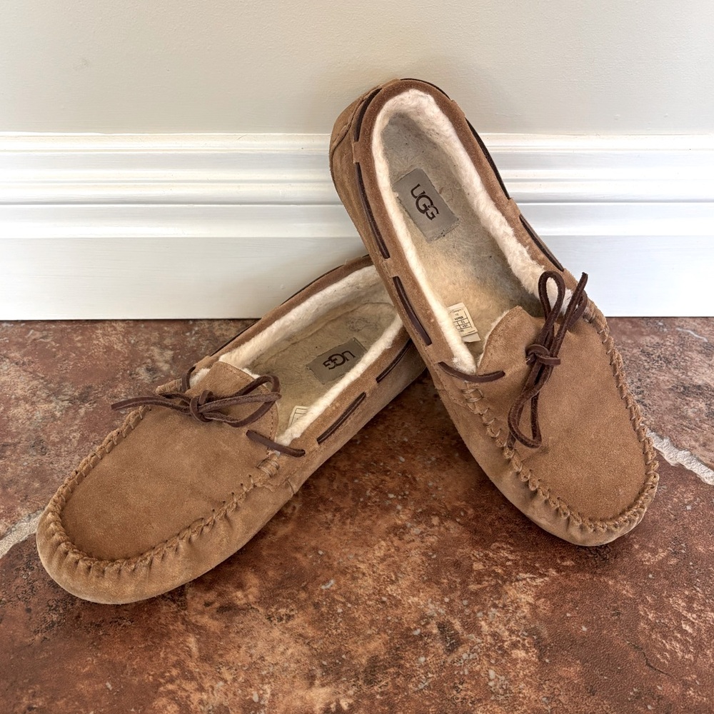 UGG Suede Moccasin Slippers